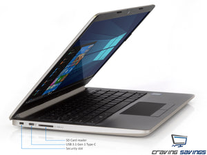 HP 14.0" HD Laptop, i3-7100U 2.4GHz, 4GB RAM, 128GB SSD, Win10Pro