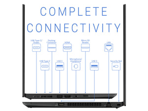Lenovo ThinkPad T490 Notebook, 14" HD Display, Intel Core i7-8565U Upto 4.6GHz, 16GB RAM, 2TB NVMe SSD, NVIDIA GeForce MX250, HDMI, DIsplayPort via USB-C, Wi-Fi, Bluetooth, Windows 10 Pro