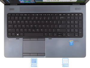 HP ZBook 15 G1 Mobile Workstation, 15" FHD, i7-4800MQ, 16GB RAM, 1TB SSD, Quadro K1100M, Win10Pro