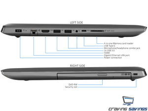 Lenovo IdeaPad 330 15.6" FHD Laptop, i5-8300H, 20GB RAM, 512GB SSD, GTX 1050, Win10Pro