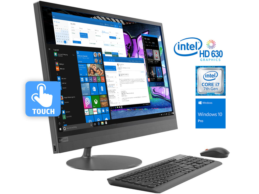 Lenovo IdeaCentre 520 AIO PC, 27" QHD Touch, i7-7700T, 16GB RAM, 1TB SSD, Win10Pro