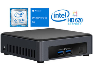 Intel NUC7I3DNKTC, i3-7100U, 4GB RAM, 128GB SSD, Windows 10 Pro