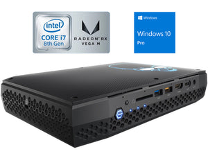 Intel NUC8i7HNK Mini Desktop, i7-8705G, 32GB RAM, 1TB NVMe, Windows 10 Pro