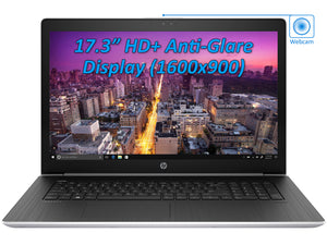 HP ProBook 470 G5 Laptop, 17.3" HD+, i7-8550U, 16GB RAM, 1TB NVMe SSD+1TB HDD, 930MX, Win10Pro
