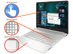 HP 15, 15" HD Touch, R7 3700U, 12GB RAM, 2TB SSD, Windows 10 Home