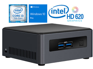 Intel NUC7I3DNHNC, I3-7100U, 4GB RAM, 1TB HDD, Windows 10 Pro