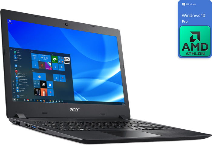 Acer Aspire 3 Notebook, 14" FHD Display, AMD Athlon 3020e Upto 2.6GHz, 8GB RAM, 512GB NVMe SSD, Vega 3, HDMI, Wi-Fi, Bluetooth, Windows 10 Pro