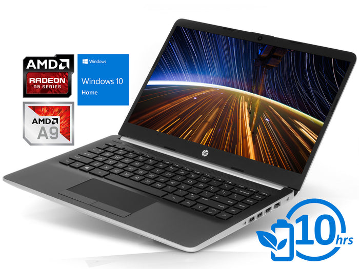 HP 14, 14" HD, A9-9425, 16GB RAM, 2TB SSD, Windows 10 Home