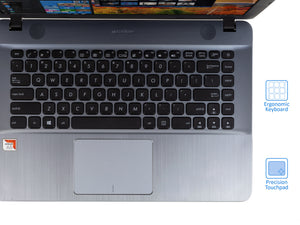 ASUS X441BA 14" HD Laptop, A6-9225, 20GB RAM, 128GB SSD, Win10Pro