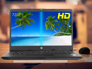 HP 14, 14" HD, Athlon Silver 3050U, 32GB RAM, 512GB SSD, Windows 10 Pro