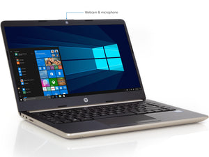 HP 14" HD Laptop, i3-7100U, 8GB RAM, 256GB SSD, Windows 10 Home