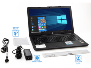 HP 15" HD Laptop, Ryzen 3 2200U, 32GB RAM, 128GB SSD+1TB HDD, Win10Pro
