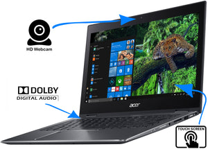 Acer Spin 5, 13" FHD Touch, i7-8565U, 16GB RAM, 256GB SSD, Windows 10 Home