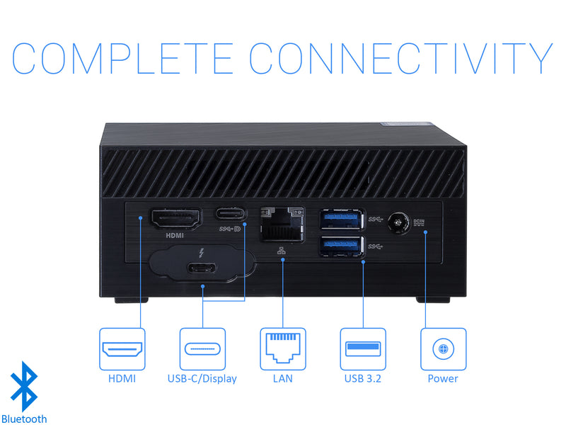 ASUS PN61 Mini PC, Intel Core i78565U Upto 4.6GHz, 16GB RAM, 128GB NV Craving PCs