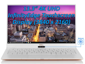 Refurbished Dell XPS 9370, 13" 4K UHD Touch, i5-8250U, 8GB RAM, 128GB SSD, Windows 10 Pro