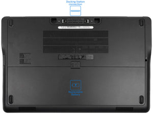 Refurbished Dell Latitude E7250 12.5" HD Laptop, i5-5300U, 16GB RAM, 128GB SSD, Win 10 Pro