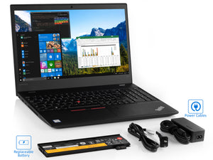 Refurbished Lenovo ThinkPad T570 15.6" IPS FHD i5-6300U 8GB RAM 256GB SSD Backlit Win 10Pro