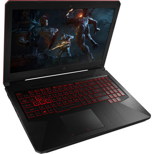 ASUS TUF FX Series 15.6" FHD Laptop, i7-8750H, 16GB RAM, 256GB NVMe SSD+1TB HDD, GTX 1050 Ti, W10P