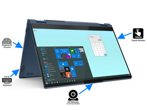 Lenovo 14s Yoga, 14" FHD Touch, i7-1165G7, 24GB RAM, 2TB SSD, Windows 10 Pro