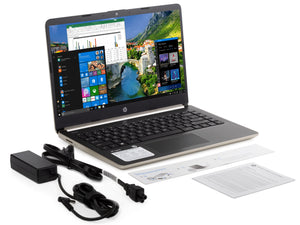 HP 14, 14" HD, i5-1035G1, 32GB RAM, 256GB SSD, Windows 10 Pro