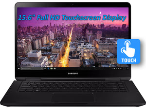Samsung Laptop 7 Spin 2-in-1, 15.6" FHD Touch, Ryzen 5 2500U Quad-core, 16GB RAM, 256GB SSD, W10P