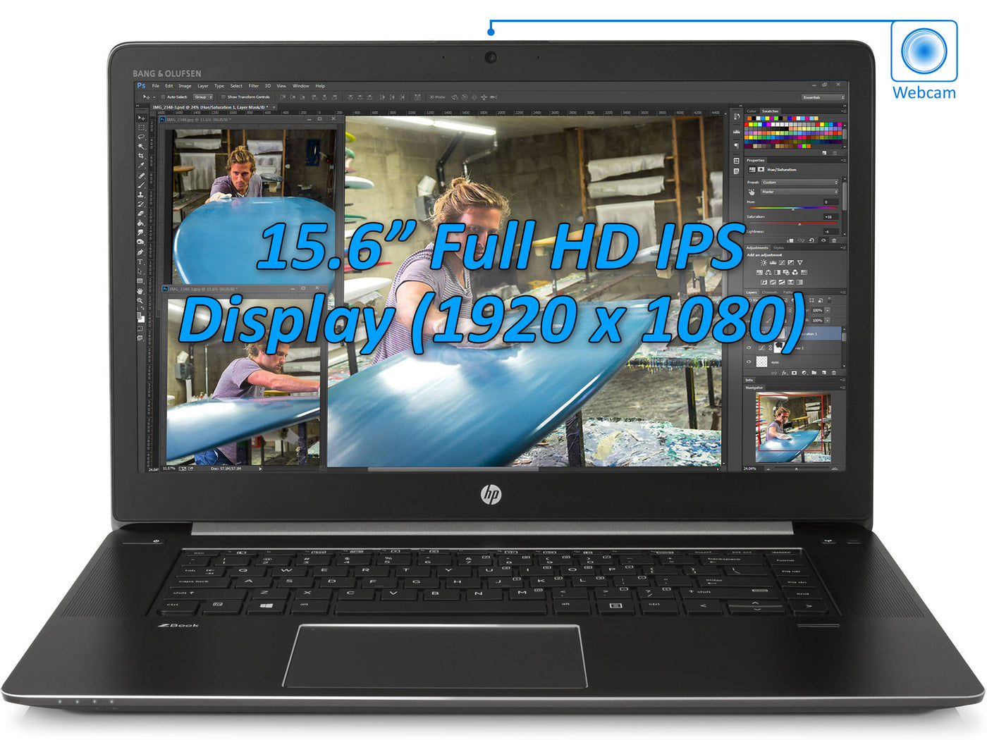 HP Zbook G3 Laptop, 15.6