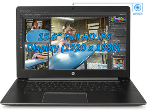 HP Zbook G3 Laptop, 15.6" FHD, Xeon E3-1505M v5, 16GB RAM, 256GB NVMe SSD, Quadro M1000M, Win10Pro