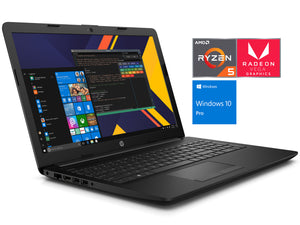 HP 15z Laptop, 15.6" HD, Ryzen 5 2500U, 32GB RAM, 1TB SSD+1TB HDD, Win10Pro