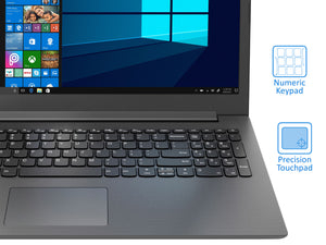 Lenovo IdeaPad 130 15" Laptop, AMD A9-9425, 8GB RAM, 256GB SSD, DVDRW, Win10Pro