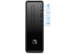 HP Slimline 290 SFF with 24" FHD, A9-9425, 8GB RAM, 1TB SSD+1TB HDD, Win10Pro