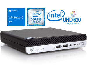 HP ProDesk 400 G4, i5-8500T, 16GB RAM, 256GB SSD +1TB HDD, Windows 10 Pro