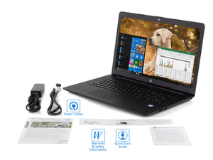 HP 17.3" HD+ Laptop, i5-8265U, 16GB RAM, 128GB SSD, Win10Pro