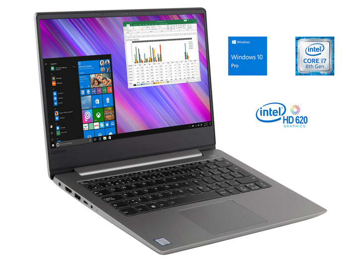 Lenovo IdeaPad 330s Laptop, 14" Anti-Glare FHD, i7-8550U, 8GB RAM, 1TB SSD, Win10Pro