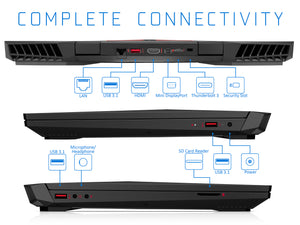 HP Omen 15, 15" FHD, i7-8750H, 32GB RAM, 2TB SSD, RTX 2070, Win10P