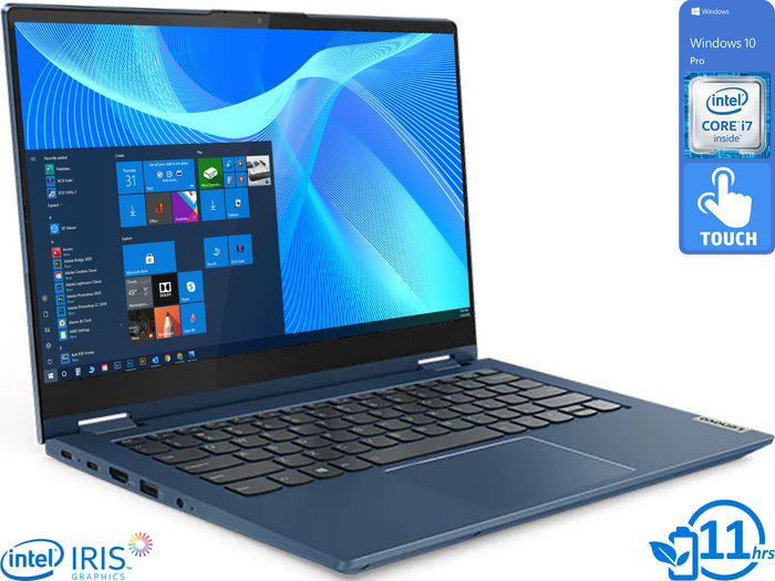 Lenovo 14s Yoga, 14" FHD Touch, i7-1165G7, 16GB RAM, 128GB SSD, Windows 10 Pro