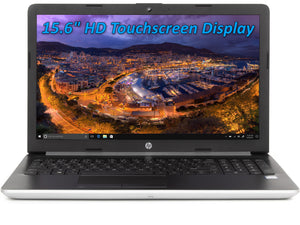 HP 15.6" Touch Laptop, 15.6" HD Touch, i5-8250U Quad-core, 16GB RAM, 128GB SSD NVMe, Win10Pro