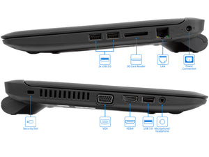 HP ProBook 11 EE G2 Laptop, 11.6" HD Touch, i3-6100U 2.3GHz, 8GB RAM, 256GB SSD, Win10Pro