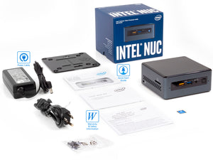 Intel NUC7PJYH, Pentium Silver J5005 1.5GHz, 16GB RAM, 2TB SSD, Windows 10 Pro