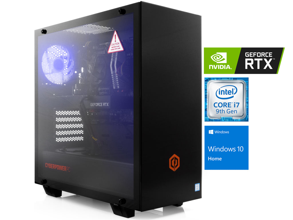 CyberpowerPC Xtreme C790T Desktop, i7-9700K, 16GB RAM, 240GB SSD+2TB HDD, RTX 2070, Win10Home