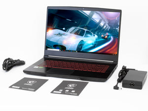 MSI THIN GF65, 15" FHD, i7-9750H, 8GB RAM, 128GB SSD, RTX 2060, Windows 10 Home