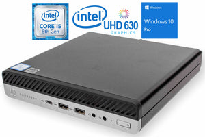 HP EliteDesk 800 G4, i5-8500, 8GB RAM, 2TB SSD +1TB HDD, Windows 10 Pro