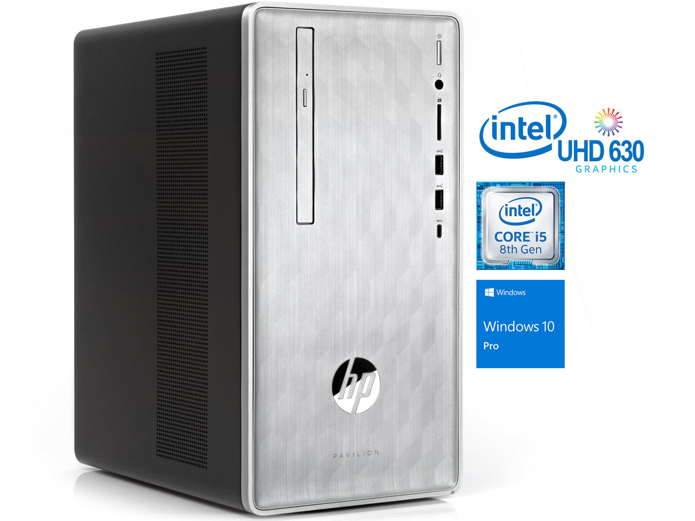 Sikker Ledig løn Refurbished HP Pavilion 590 Desktop, Intel 6-Core i5-8400 Upto 4.0GHz, –  Craving PCs