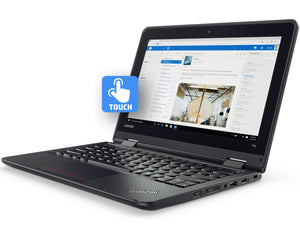 Lenovo ThinkPad Yoga 11e Laptop, 11.6" IPS HD Touch, i3-7100U 2.4GHz, 16GB RAM, 1TB SSD, Win10Pro