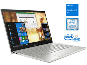HP Pavilion 15 Laptop, 15.6" HD Touch, i5-8250U, 16GB RAM, 128GB NVMe SSD+1TB HDD, Win10Pro