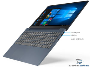 Lenovo IdeaPad 330s 15.6" HD Laptop, i7-8550U, 12GB RAM, 256GB SSD+16GB M.2 Optane,, Win10Pro