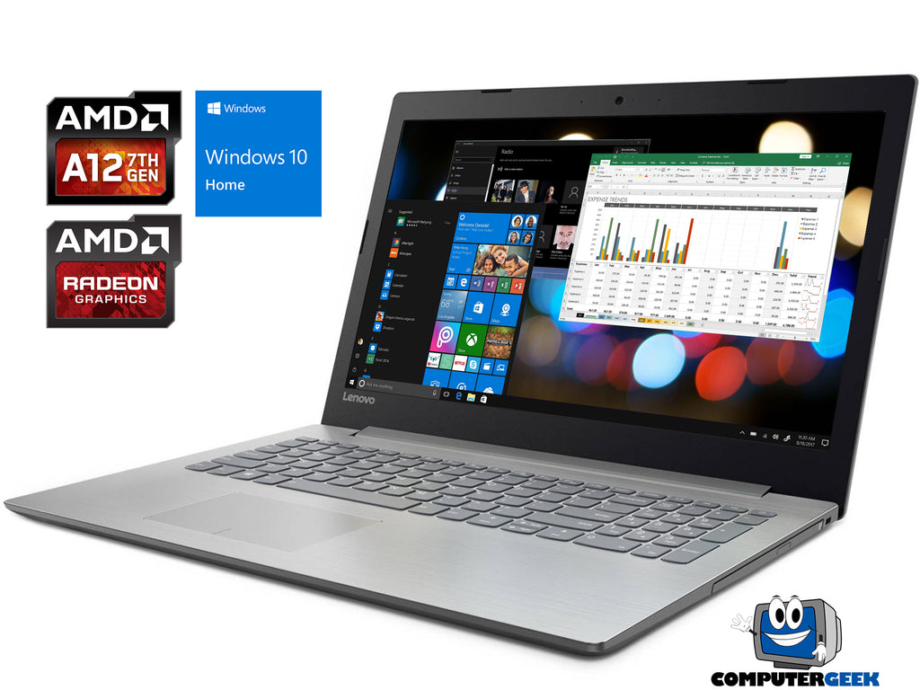 Lenovo Ideapad 320 15.6" HD Laptop, A12-9720P 2.7GHz, 8GB RAM, 256GB SSD, Radeon R7, Win10Home