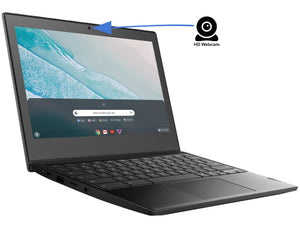 Refurbished Lenovo IdeaPad 3 Chromebook, 11.6" HD Display, Intel Celeron N4020 Upto 2.8GHz, 4GB RAM, 32GB eMMC, DisplayPort via USB-C, Card Reader, Wi-Fi, Bluetooth, Chrome OS