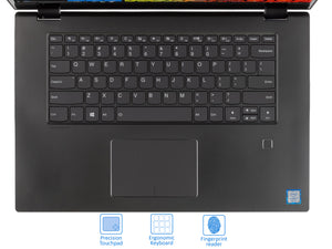 Refurbished Lenovo Flex 5 Notebook, 15.6" IPS FHD Touchscreen, Intel Quad-Core i7-8550U Upto 4.0GHz, 16GB RAM, 256GB SSD, HDMI, Card Reader, Backlit Keyboard, Wi-Fi, Bluetooth, Windows 10 Pro