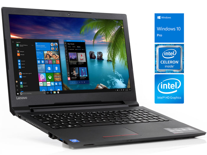 Lenovo V110 Laptop, 15.6" HD, Celeron N3350, 4GB RAM, 500GB HDD, Win10Pro