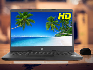 HP 14 Notebook, 14" HD Display, AMD Ryzen 3 3250U Upto 3.5Hz, 16GB RAM, 1TB SSD, Vega 3, HDMI, Card Reader, Wi-Fi, Bluetooth, Windows 10 Home S